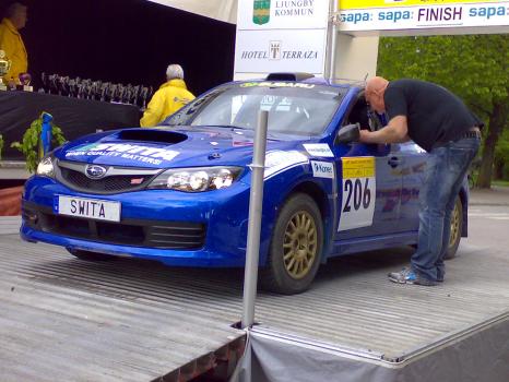 Swita bil på målrampen ssr sydrallyt 2009 Swita bil på målrampen ssr sydrallyt 2009