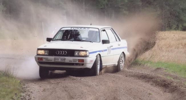 Audi Quattro Götene 2007, Mr Highspeed kör store brors bil.